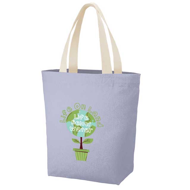 シャンブリックキャンバストート（L）