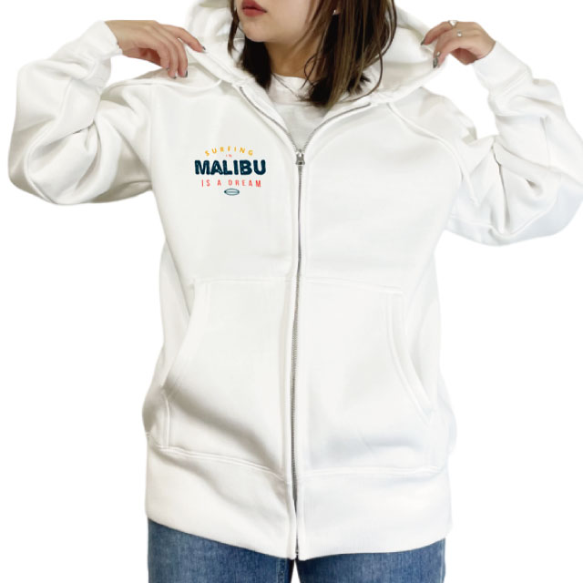 裏起毛ジップパーカー