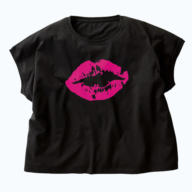 スリーブレスワイドTシャツ