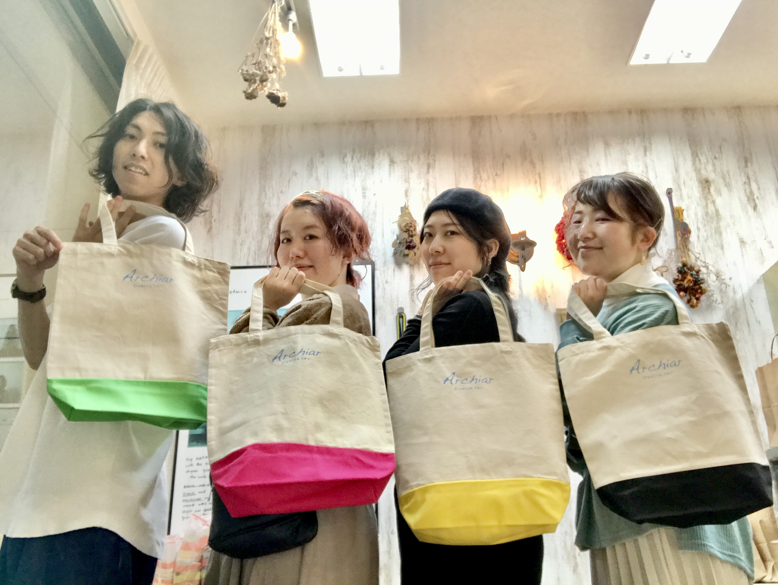 バイカラーキャンバストートMの作成事例