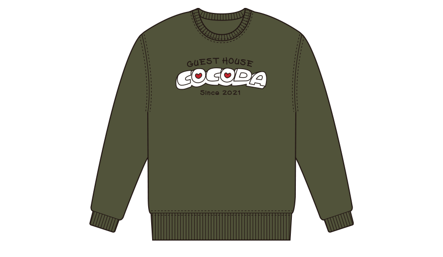 裏起毛スウェットの商品レビュー画像