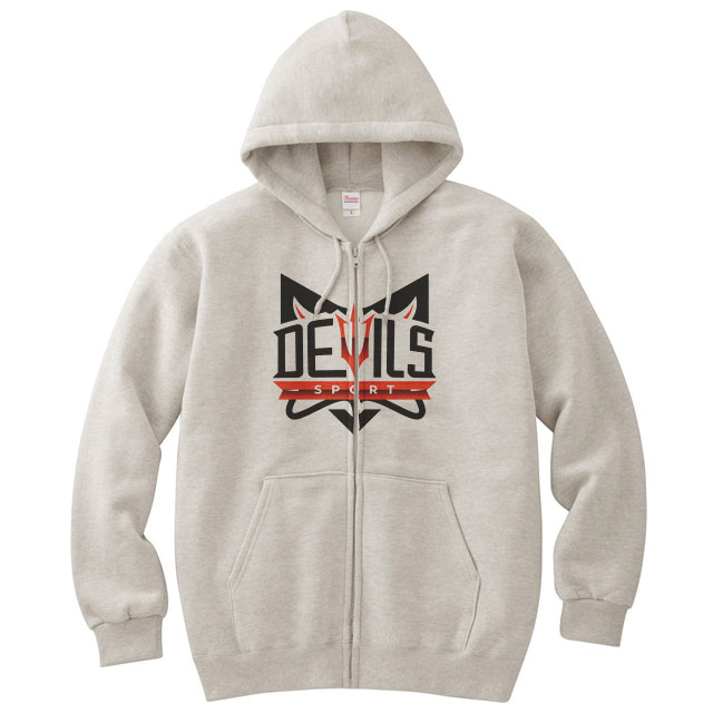 ジップアップパーカー